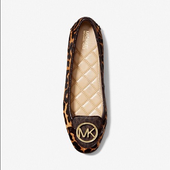 Lillie leopard calf hair moccasin Clearance